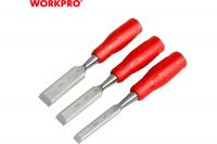 Стамески-долота 3 шт Workpro, WP201300