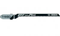 Пилка лобзиковая Bosch T119BO HCS (ДСП, мягкое дерево), 2608637879