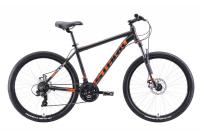 Велосипед Stark INDY 26.2 D (d 26" 21 ск. рост 20") черный/оранж.