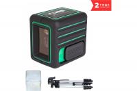 Нивелир лазерный  ADA CUBE MINI GREEN Professional Edition 20/70м точность ± 0,2 мм + мини-штатив 