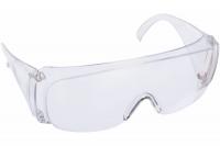 Очки защитные Сибртех открытого типа, прозрачные, ударопрочный поликарбонат (89155)
