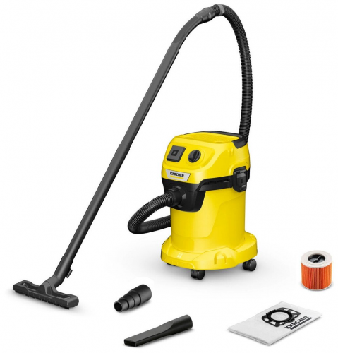 Пылесос Karcher WD 3 PSV-17/4/20 1000Вт 17л (металл бак)